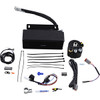 Ultracool #RF-2FSS - Below Regulator Mount Oil Cooler - Flat Black - Touring/Trike