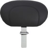 Mustang #79600 - Wide Solo Seat - With Backrest - Vintage - Black - Smooth - FL '08-'25