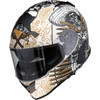Z1R - Warrant Helmet - Sombrero - White/Gold - XS