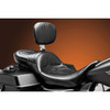 LE Pera #LK-957DLBR - Maverick Daddy Long Legs Seat - With Backrest - Black - Stitched - FL '08-'23
