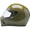 Biltwell #1004-154-501 - Lane Splitter Helmet - Gloss Olive Green - XS