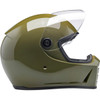 Biltwell #1004-154-501 - Lane Splitter Helmet - Gloss Olive Green - XS
