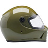 Biltwell #1004-154-503 - Lane Splitter Helmet - Gloss Olive Green - Medium