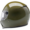 Biltwell #1004-154-503 - Lane Splitter Helmet - Gloss Olive Green - Medium