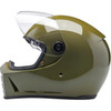 Biltwell #1004-154-505 - Lane Splitter Helmet - Gloss Olive Green - XL