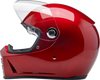 Biltwell #1004-351-503  - Lane Splitter Helmet - Metallic Cherry Red - Medium