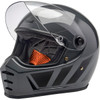Biltwell #1004-569-501 - Lane Splitter Helmet - Storm Gray Inertia - XS