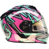 Z1R - Warrant Snow Helmet - Neuron - Pink/Teal - XL