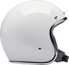 Biltwell #1001-164-202  - Bonanza Helmet - Gloss White - Small