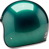 Biltwell #1001-358-205  - Bonanza Helmet - Metallic Catalina Green - XL