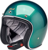 Biltwell #1001-358-206  - Bonanza Helmet - Metallic Catalina Green - 2XL