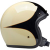 Biltwell #1001-559-202 - Bonanza Helmet - Gloss Vintage White/Black Scallop - Small