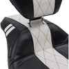 LE Pera #LK-987BRGTWDM - Outcast GT Seat - Full-Length - With Backrest - Black Double Diamond w/ White Inlay - FL '08-'23