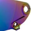Biltwell #1112-223 - Lane Splitter Shield - Gen 2 - Rainbow Mirror