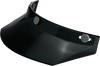Moto 3-Snap Visor - Black