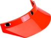 Biltwell #2002-565  - Moto 3-Snap Visor - Orange