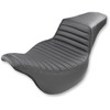 Saddlemen #808-07B-171 - Step-Up Seat - Front Tuck-n-Roll - Black - FL '08-'24