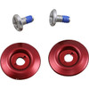 Biltwell #0034-150-70 - Gen 2 Hardware Kit - SS Screw - Red Baseplate