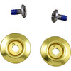 Biltwell #0034-150-72 - Gen 2 Hardware Kit - SS Screw - Gold Baseplate