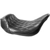 LE Pera #LK-327DM - Sprocket Solo Seat - Diamond - Black - FL '08-'23