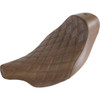 Saddlemen #808-07B-002BLS - Renegade™ Solo Seat - Lattice Stitched - Brown - FL '08-'24