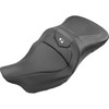 Saddlemen #808-07B-186HCT - Extended Reach Roadsofa™ Seat - Carbon Fiber - without Backrest - Heated - FL '08-'24