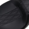 LE Pera #LK-987DLGT2 - Outcast Daddy Long Legs Seat - Full-Length - w/o Backrest - Black w/Black Double Diamond - FL
