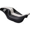 LE Pera #LK-987GT1 - Outcast GT Seat - Full-Length - w/o Backrest - Black Double Diamond w/White Inlay - FL '08-'23