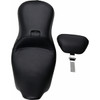 LE Pera #LK-997BR - Outcast Seat - 2-Up - With Backrest - Smooth - Black - FL '08-'23