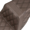 Saddlemen Step-Up Seat - Extended Reach - Full Lattice Stitch - Brown - FL '08-'24