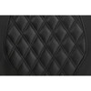 Saddlemen #814-07-18400 - Tour-Pak® Backrest Pad - RoadSofa - Lattice Stitched Seat - Black - FL '14-'23