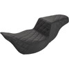 Saddlemen #808-07B-175E - Step-Up Seat - Extended Reach - Full Lattice Stitch - Black - FL '08-'24