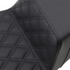 Saddlemen #808-07B-172E - Step-Up Seat - Extended Reach - Front Lattice Stitch - FL '08-'24