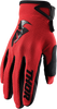 Youth Sector Gloves - Red - Medium - Lutzka's Garage