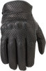 Womens 270 Perforated Gloves - Black - XS - Lutzka's Garage