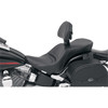 Saddlemen #806-12-030 - Seat - Explorer™ - With Backrest - Stitched - Black - FL/FX '06-'17