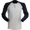 Z1R - Waffle Long-Sleeve Shirt - Gray - 4XL