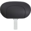 Mustang #79532 - Wide Solo Seat - With Backrest - Black - Studded w/ Concho - Softail '06-'17