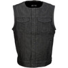Z1R - Ganja Denim Vest - Black - 3XL