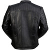 Z1R - Artillery Leather Jacket - Black - 5XL