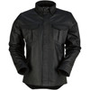 Z1R - Motz Leather Shirt - Black - Large