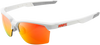 Sportcoupe Sunglasses - White - Red Mirror - Lutzka's Garage