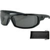 Bobster #EAXL001 - AXL Sunglasses - Gloss Black - Smoke Lens