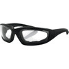 Bobster #ES214C - Foamerz 2 Sunglasses - Matte Black - Clear Lens