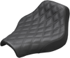 Renegade Solo Seat - Lattice Stitched - Black
