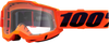 Accuri 2 OTG Goggles - Neon Orange - Clear - Lutzka's Garage
