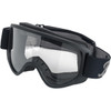 Biltwell #2101-5101-011 - Moto 2.0 Goggle - Script - Black - Clear Lens