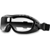 Bobster #BHAWK01C - Night Hawk Goggle - Gloss Black - Clear Lens