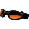 Bobster #BCR003 - Crossfire Goggle - Matte Black - Amber Lens