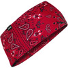 ZAN Headgear #HBL106 - SportFlex® Headband - Red Paisley